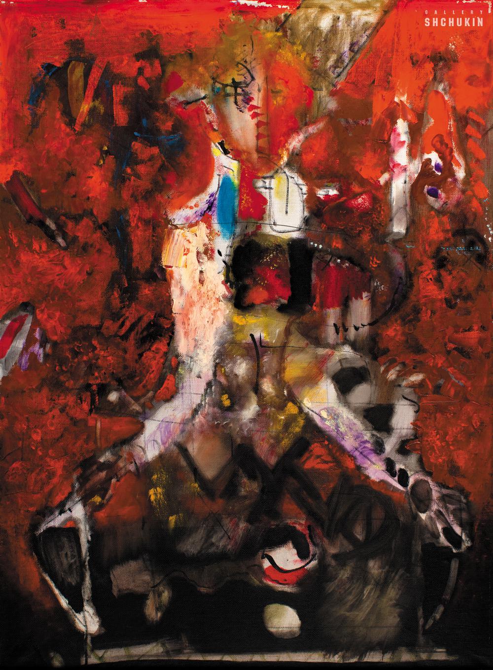 Sasha Semenov. Red harlequin