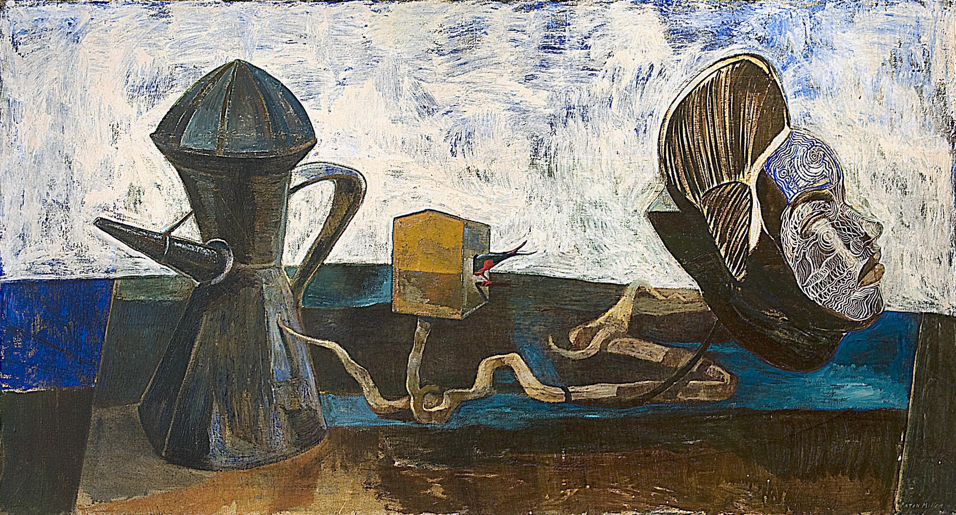 Paton Miller. Still life with african mask